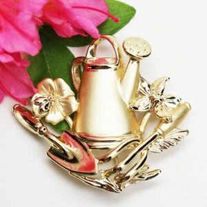 🍃👒 Gardener’s Gift 🌷 Garden Tools Brooch 🌷🌿